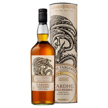 Afbeelding in Gallery-weergave laden, House Targaryen Cardhu Gold Reserve Single Malt Scotch Whisky, 70cl
